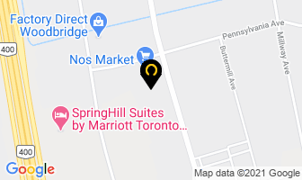 North York Tile Contractors Ltd in Vaughan map