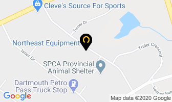 Northeast Equipment Ltd in Dartmouth map