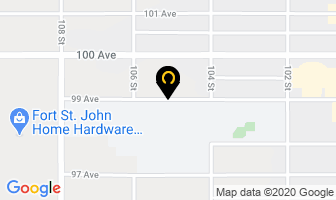 Northern B C Distance Education in Fort St. John map