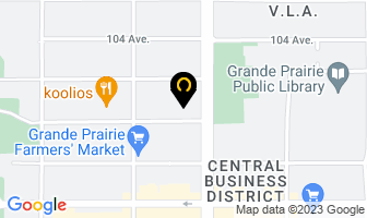 Northern Dental Centre in Grande Prairie map