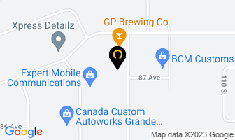 Northern Doors in Grande Prairie map