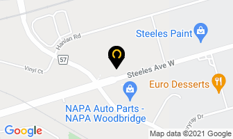 Northern Karate Schools in Vaughan map