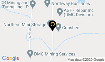 Northern Mini Storage in Sudbury map