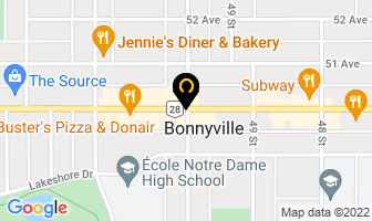 Northern Touch in Bonnyville map