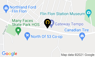 Northland Ford Sales Ltd in Flin Flon map