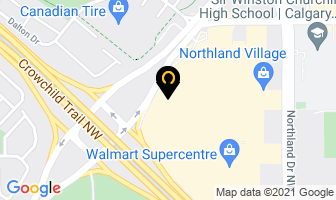 Northland Kia in Calgary map