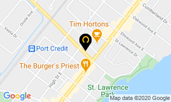 Northshore Dentistry in Mississauga map
