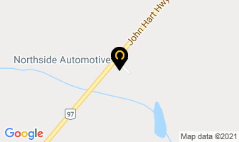 Northside Automotive in Prince George map