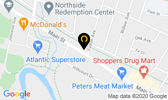 Northside Dental Clinic in Fredericton map