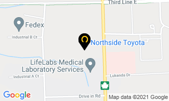 Northside Toyota in East Angus map