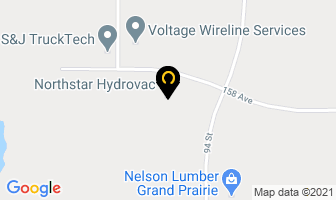 Northstar Hydrovac Inc in Grande Prairie map