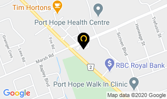 Northumberland Place in Port Hope map