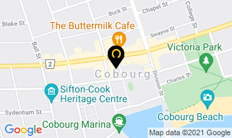 Northumberland Players in Cobourg map
