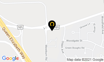 Northway Motel in Niagara Falls map