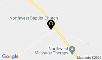 Northwest Baptist Church in Sharon map