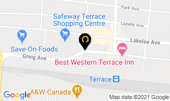 Northwest Training in Terrace map