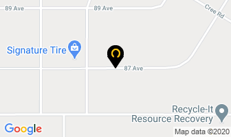 Northwest Transport in Fort St. John map