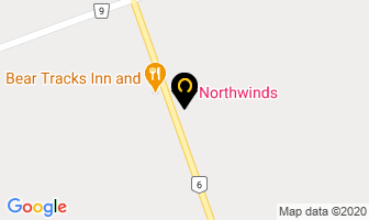 Northwinds Motel in Lion's Head map