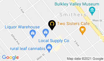 Northword Magazine in Smithers map