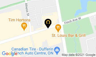 Nortown Driving School in North York map