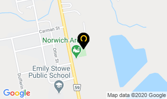 Norwich Community Centre in Stouffville map