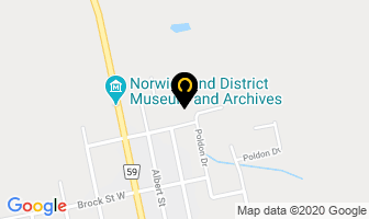 Norwich Mini Storage in Stouffville map