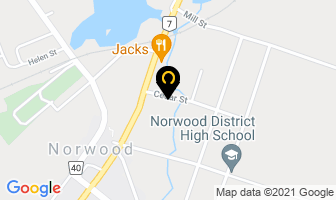 Norwood Auto Spa in Norwood map