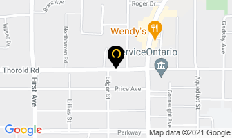 Nouveau Salon in Welland map
