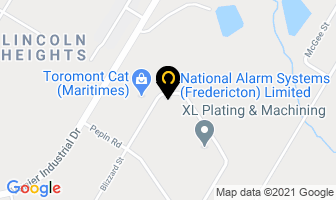 Nova Electric Ltd in Fredericton map