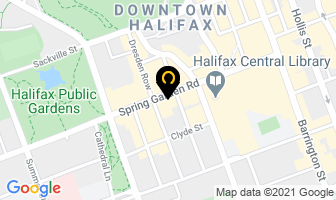 Nova Scotia School Athletic Federation in Halifax map