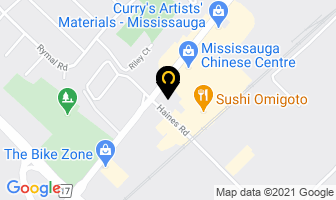 Novus Glass in Mississauga map