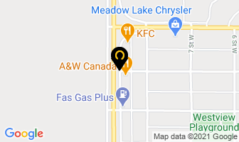 Nu Line Auto Body in Meadow Lake map
