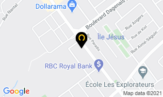 Nuance Coiffure in Beauharnois map