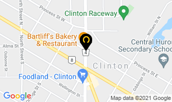 Nuclear Waste Management in Clinton map