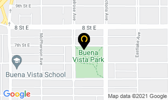 Nutana Lawn Bowling Club in Saskatoon map