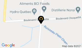 Nutrisoya in Saint-Hyacinthe map