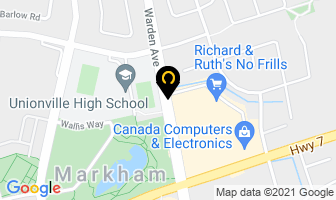 Nutrition Centre in Markham map