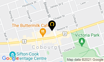 Nuttley-Hunter Barbara in Cobourg map