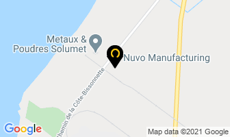 Nuvo Research in Varennes map