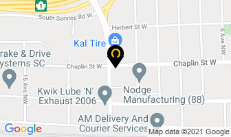 Nuwest Interiors in Swift Current map