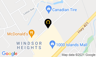 Nygard International in Brockville map