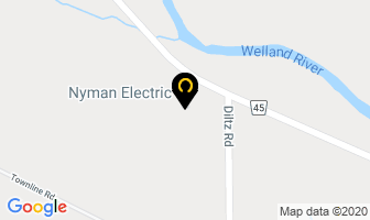 Nyman Electric in Wainfleet map
