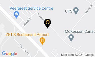Nytric Ltd in Mississauga map