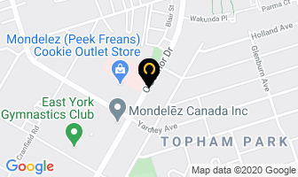 O P Performance Centre in Orillia map