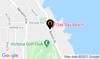 Oak Bay Beach Hotel in Victoria map