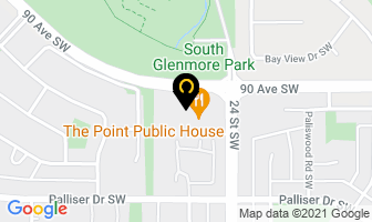 Oak Bay Family Chiropractic in Calgary map