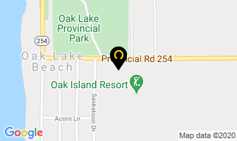 Oak Island Golf in Oak Lake map