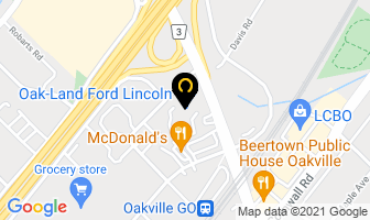 Oak-Land Ford Lincoln in Burlington map