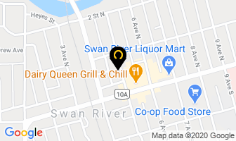 Oakes Law Office in Swan River map