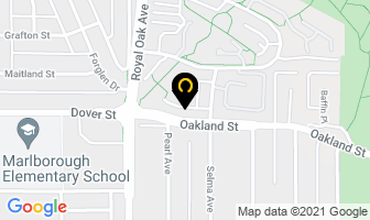 Oaklands Housing Cooperative in Brant map